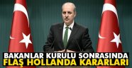 Kurtulmuş,Hollanda'ya Uygulanacak Yaptırımları Açıkladı