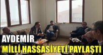 Milletvekili Aydemir milli hassasiyeti paylaştı