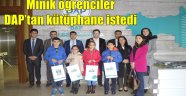 Minik öğrenciler DAP'tan kütüphane istedi