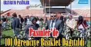 Pasinler'de 101 Öğrenciye Bisiklet Dağıtıldı