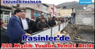 Pasinler'de 500 Kişilik Yurdun Temeli Atıldı