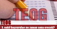 TEOG 3. nakil başvuruları ne zaman sona erecek?