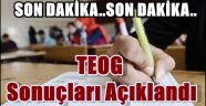 Teog Sonuçları Açıklandı