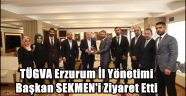 TÜGVA Başkan SEKMEN'i Ziyaret Etti