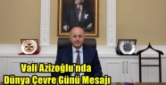 Vali Azizoğlu'nda Dünya Çevre Günü Mesajı