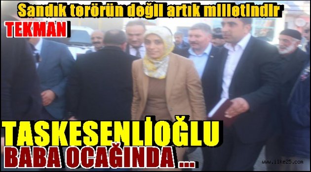 Taşkesenlioğlu, baba ocağında