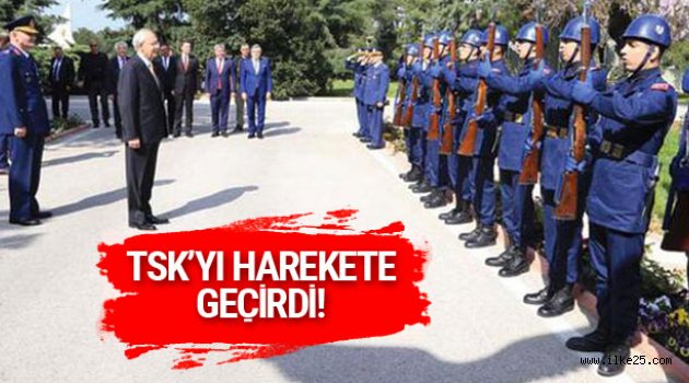 TSK'dan Kılıçdaroğlu'na mangalı karşılamayla ilgili açıklama!