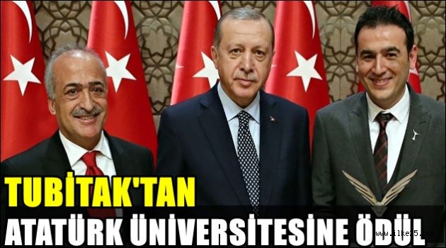 TÜBİTAK'tan Atatürk Üniversitesine Bilim Ödülü