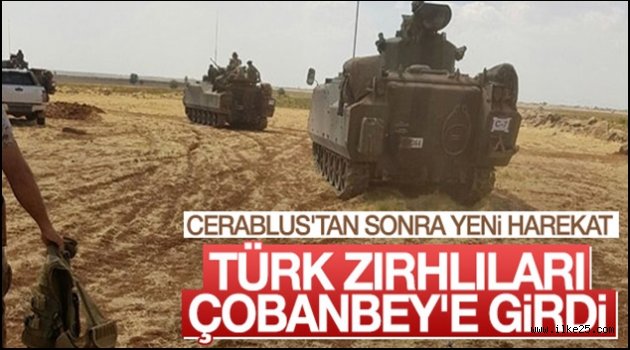 Türk tankları Suriye'ye girdi