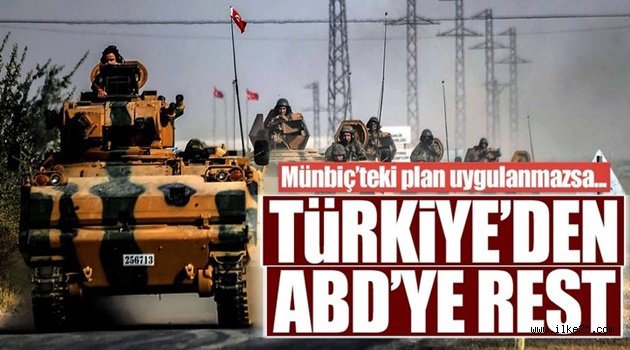 Türkiye'den ABD'ye rest