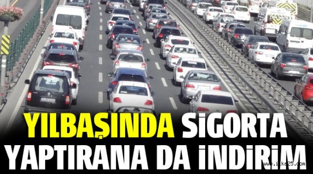 Yılbaşında sigorta yaptırana da indirim