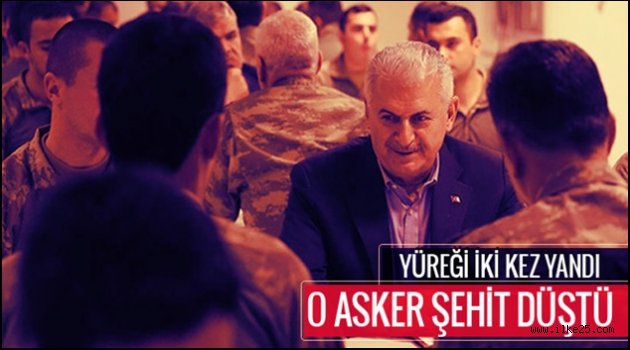 Yıldırım'ın yemek yediği o asker şehit düştü