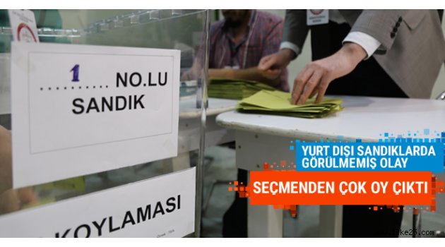 Yurt dışı referandum oylarındaki dikkat çeken detay!