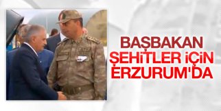 Başbakan Binali Yıldırım Erzurum'da